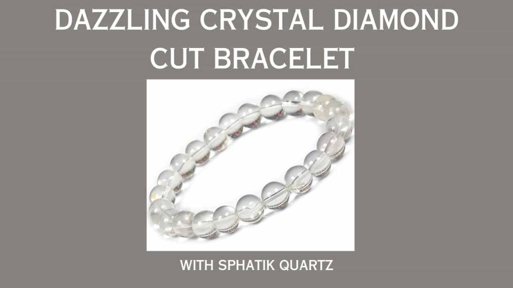 Diamond cut bracelet