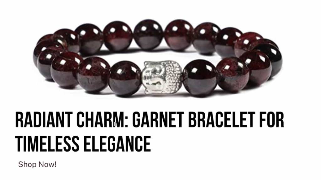 garnet bracelet