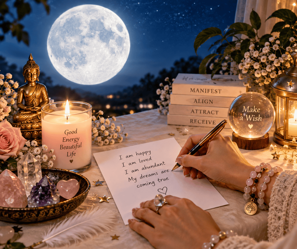 Full Moon Manifestation Ritual for Wish Fulfilment